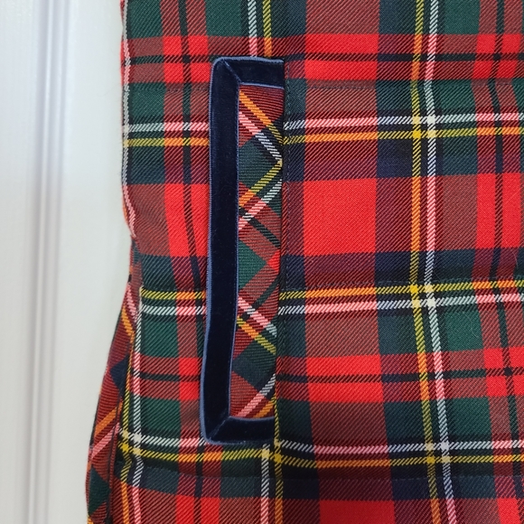 J. Crew Tartan Mountain Puffer Vest .Never worn - Picture 6 of 15